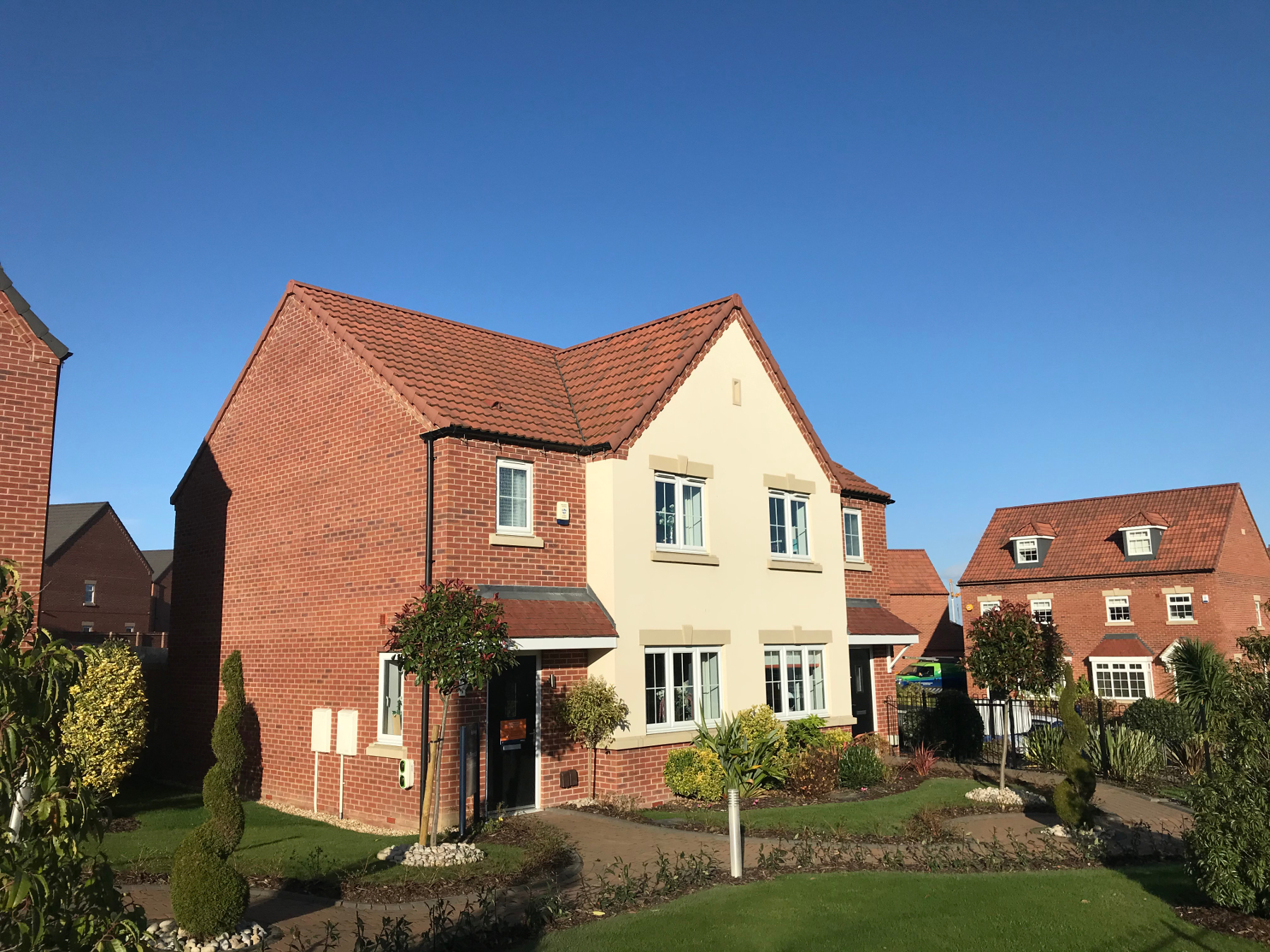 Traditional brick house