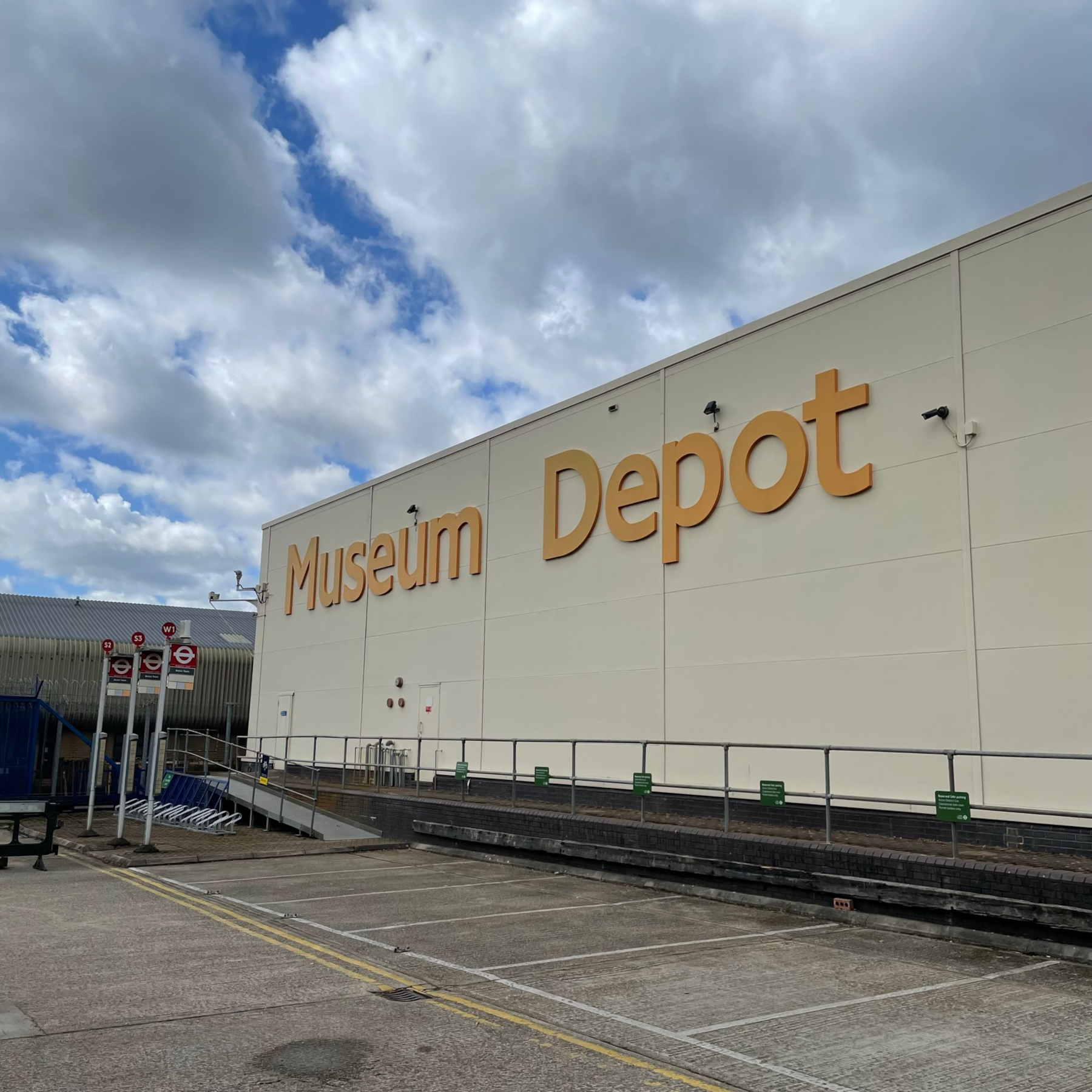 External view of London Transport Museum Depot