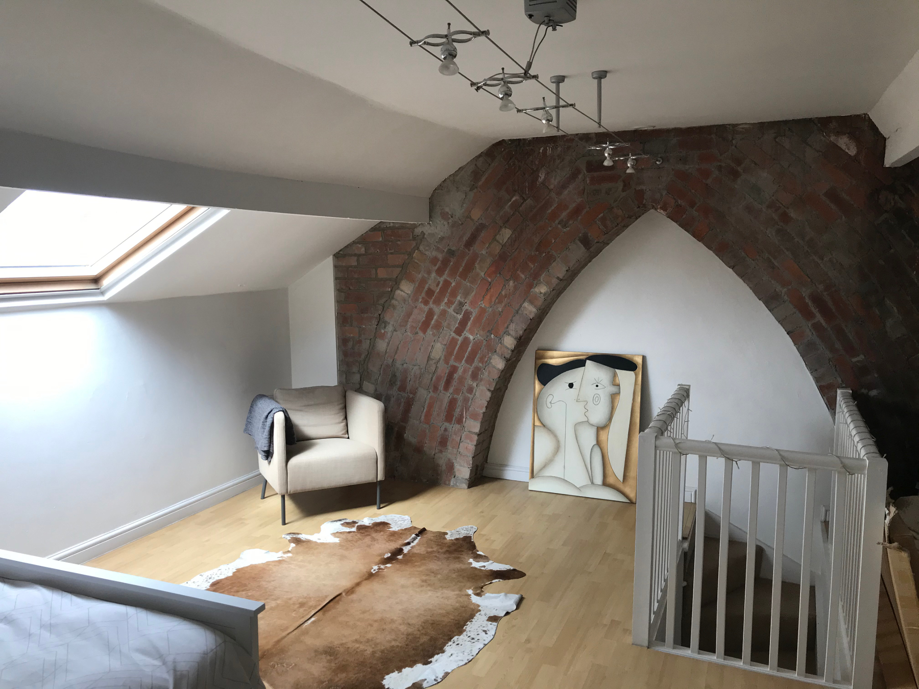 Loft conversion used as additional bedroom space