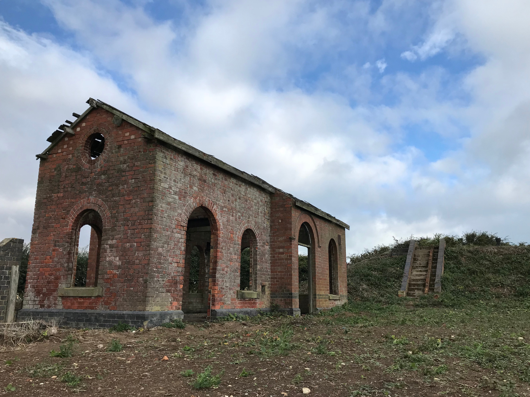 Derelict pump house